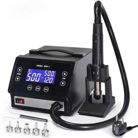 YIHUA993D M Intelligent Touch Screen High-Power Soldering Station EU Plug - 1